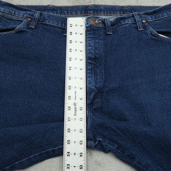 Wrangler Jeans Mens Size 44 (42x30 actual) Blue Regular Cowboy Cut Denim 947STR - Picture 15 of 16